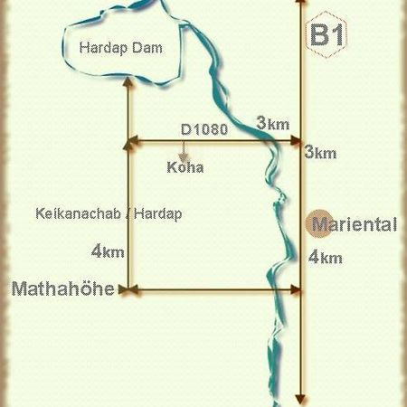 Koha Guesthouse Mariental Ngoại thất bức ảnh